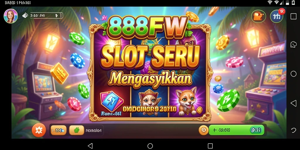 Tampilan gameplay seru dari permainan Slot 888FW yang menarik.