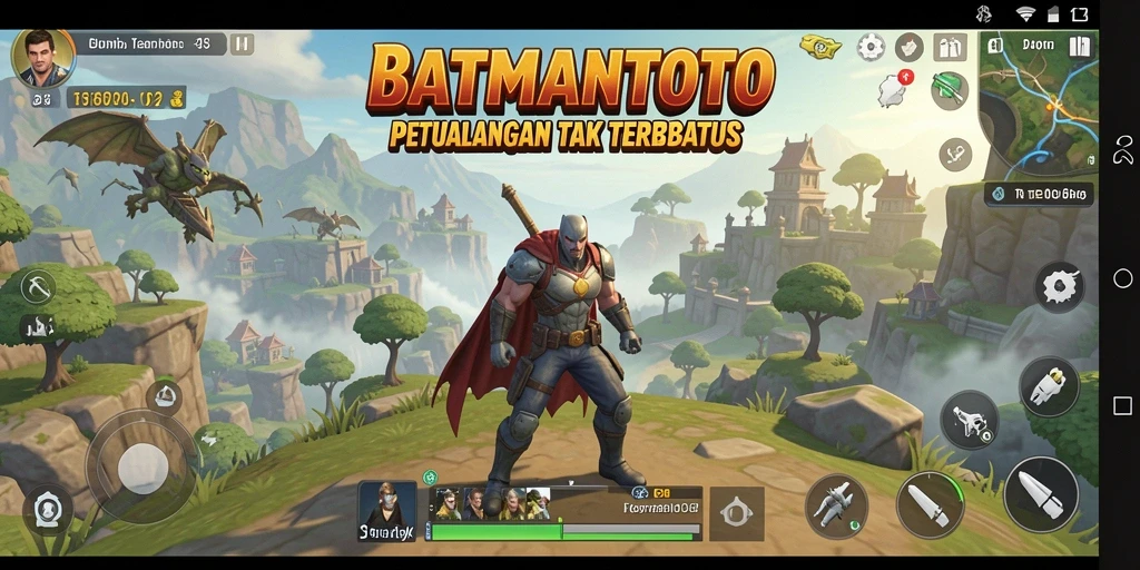 Tampilan gameplay menakjubkan di dunia terbuka BATMANTOTO.