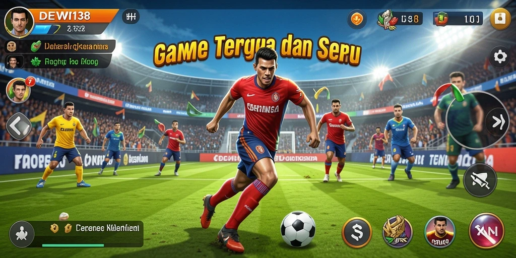 Screenshot gameplay DEWI138 yang menampilkan serunya bermain olahraga.