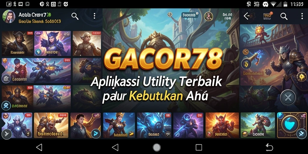 Tampilan antarmuka GACOR78 yang user-friendly dan fungsional.