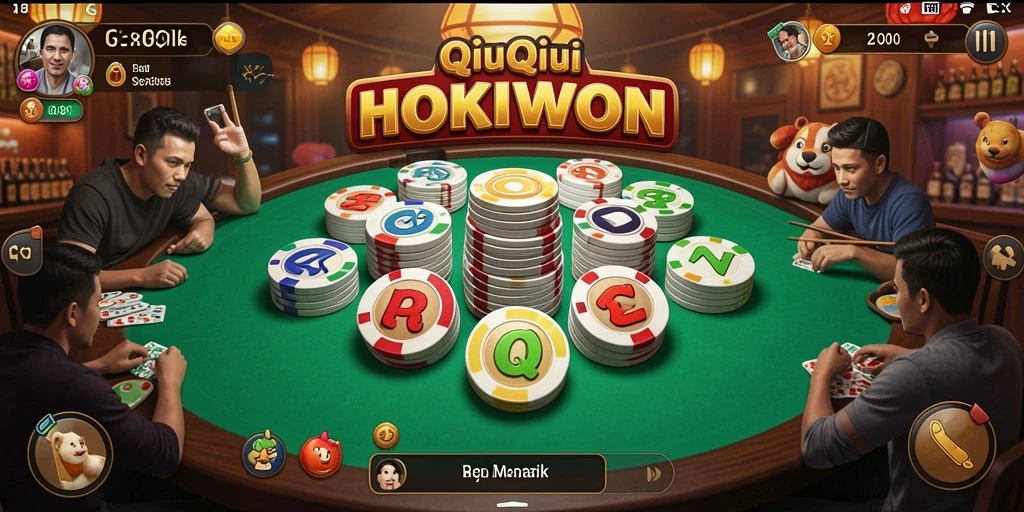 Screenshot seru dari gameplay QiuQiu HOKIWON.