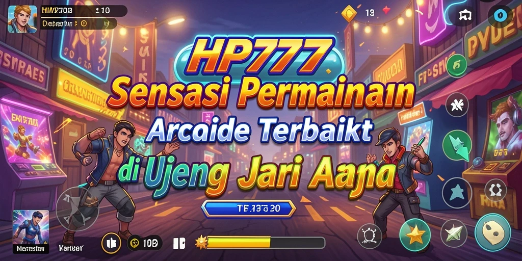 Tampilan screenshot menunjukkan aksi seru gameplay Arcade HP777.