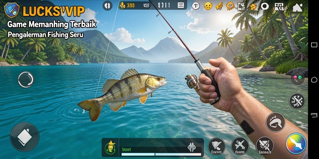 Gambaran gameplay menarik dari <strong>LUCKSVIP</strong> saat memancing dengan teman.