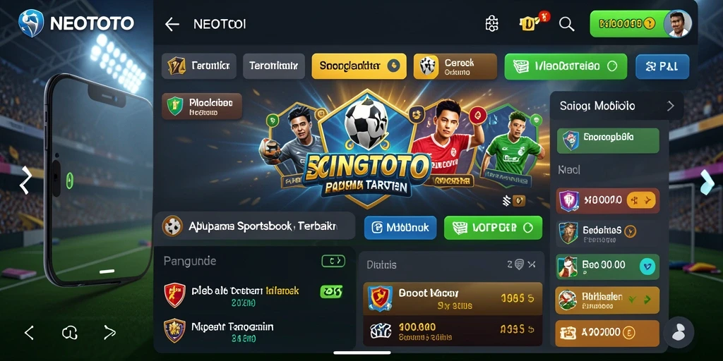 Tampilan gameplay NEOTOTO yang menarik dalam taruhan olahraga.