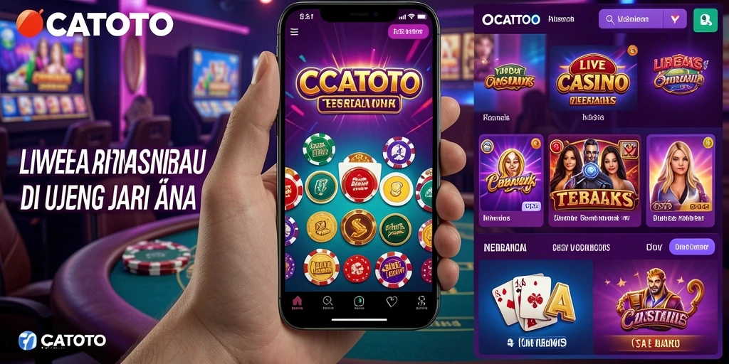 Tampilan gameplay OCATOTO yang seru dan interaktif di Live Casino.