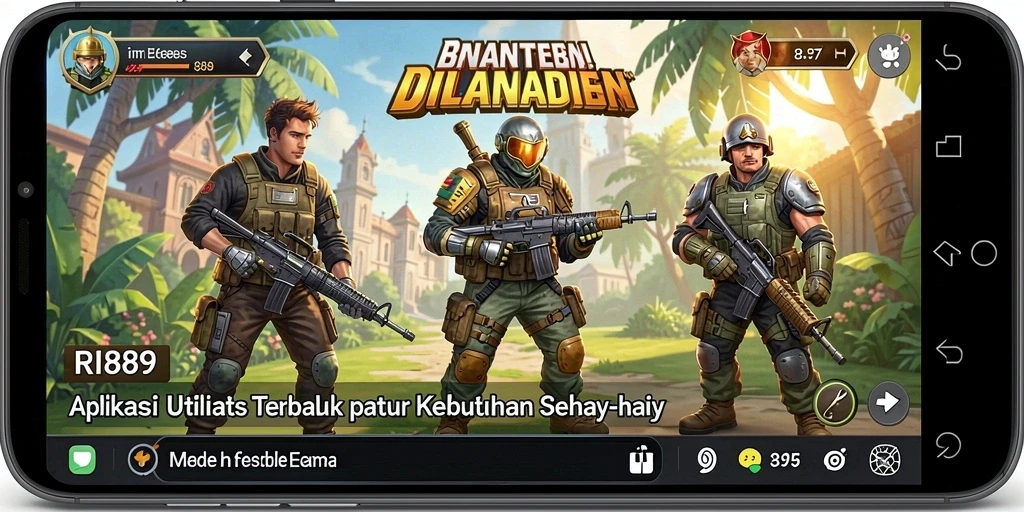Screenshot utama RI889 menampilkan antarmuka aplikasi Utility yang intuitif.