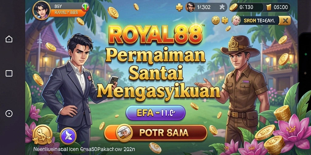 Tampilkan gameplay seru dari ROYAL88 yang menyenangkan.