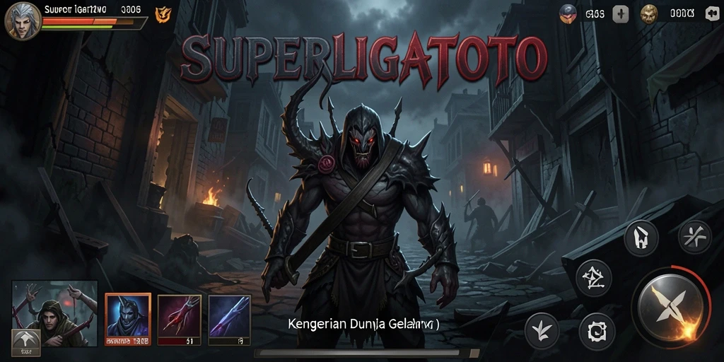 Gameplay SUPERLIGATOTO yang penuh ketegangan dan kengerian.